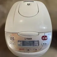 タイガー炊きたて マイコン炊飯ジャーJBU-A551 ホワイト 3合炊き Z-B