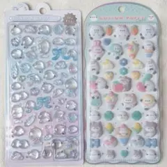 【新品未開封正規品】ボンボンドロップシール コットンパフィ シマエナガセット♪