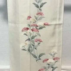 D268 訪問着 手描き花模様 正絹 着物 袷 未使用 - メルカリ
