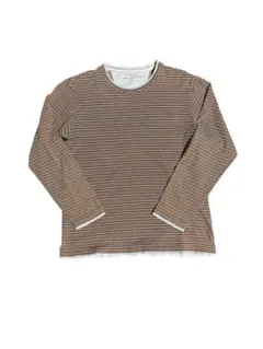 00s エディーバウアー　ボーダー　ロンT 古着　カットソー　ビンテージ