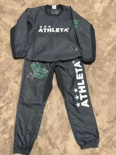 ATHLETA ピステ上下 ダークグレー　140センチ
