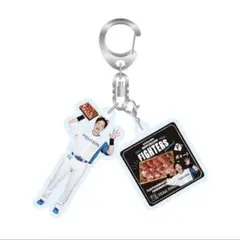 選手グルメ 伏見寅威 アクリルキーホルダー 北海道日本ハムファイターズ アクキー