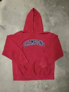 CHAMPION レッド パーカー　80s 90s ビンテージ　proweave