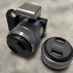 元箱バッテリー2個☆SONY☆NEX-5D ダブルレンズキット ミラーレス一眼