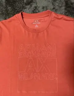 A|X ARMANI EXCHANGE ロゴTシャツ オレンジ Lサイズ 新品
