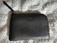 TATEO KIKUCHI ブラック レザー コインケース
