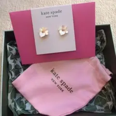 kate spade プレシャスパンジー 花モチーフピアス
