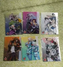 刀剣乱舞 ファイル 6枚セット セブンイレブン