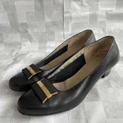 ⭐︎美品 FERRAGAMO フェラガモ パンプス ブラック 25cm