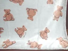 くま クマ スワンネル 3way ひざ掛け ブランケット
