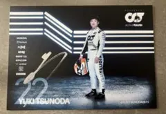 直筆サインドライバーズカード（角田・ガスリー） 角田裕毅 直筆サインカード 直筆サインドライバーズカード（角田