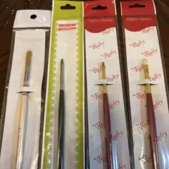 SUN-K トールペイント用ブラシ 4本セット