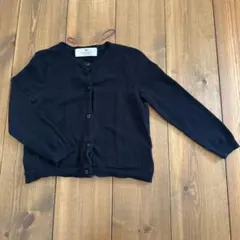 H&M 黒 カーディガン EUR 98/104