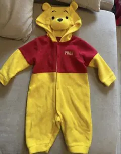 美品　くまのプーさん フリース着ぐるみ 90センチ