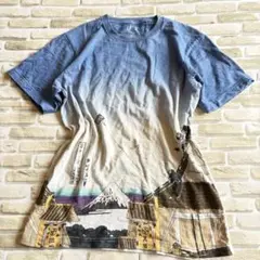 UNIQLO 富士山デザインTシャツ（グラデーション）　ユニクロ