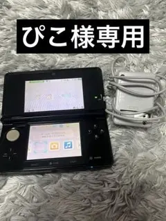 ニンテンドー3DS ブラック 本体 充電器付き