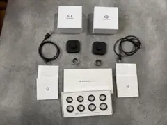 SOXAI RING ペアセット　マットシルバー・ピングゴールド 2個セット