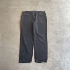 90s 00s Wrangler ブラックバギーデニムパンツ 42/32