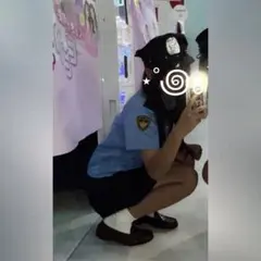 ポリス コスプレ衣装セット 手錠・玩具銃付きのサムネイル