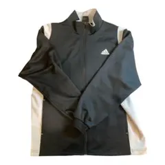 adidas ブラック　トラックジャケット　サイズO XL