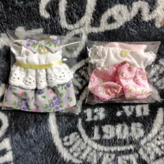 シルバニア　ヤギの親子のお洋服セット　クリスマス仕様包装