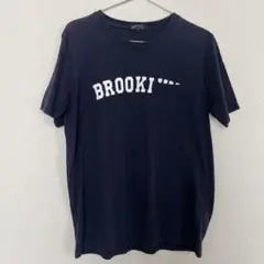 BEAMS HEART BROOKLYN ロゴ ポケットTシャツ ネイビー L