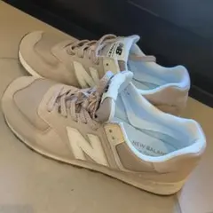 New Balance U574WO2 ベージュ 28cm
