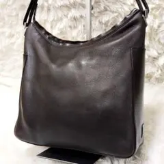 極美品 russet ソフトレザー ワンショルダーバック A4収納可 斜めがけ 