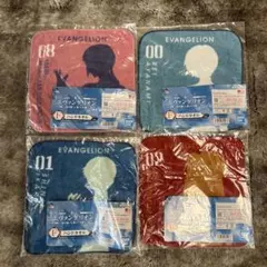 1番くじ エヴァンゲリオン ハンドタオル F賞 4枚セット￼