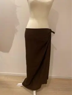 レーヨンパレオロング(ブラウン)