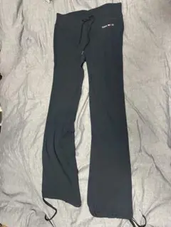 トミーガール　黒 ジョガーパンツ ドローストリング付き　M