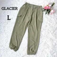 グラシア　カーゴジョガーパンツ　ウエストゴム　カーキ　裾ゴム　L　5926