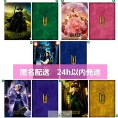 【新品未開封】 ウィキッド ふたりの魔女　ミニクリアファイルセット 全5種セット