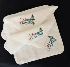銘品❗️ホットマンのクリスマスタオル‼️１枚❓２枚❓❓３枚❓❓❓ ハンカチサイズ❣️