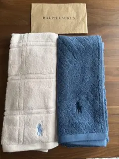 【新品未使用】ラルフローレン　フェイスタオル　2枚セット