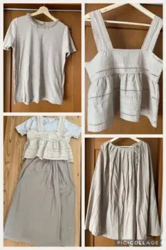 samansamos2とehka sopoのワントーンコーデ売り