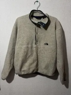 ザノースフェイス 90sヴィンテージ プルオーバー スナップTフリース　M