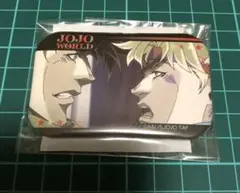 ジョジョの奇妙な冒険　カド丸缶バッジ　ジョセフ　シーザー　ジョジョワールド