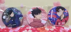 【未使用品】ハイキュー!! 黒尾鉄朗 75mm缶バッジ 3個セット