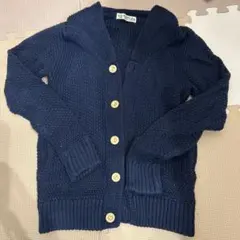 BEAMS HEART ネイビー カーディガン