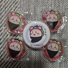 ちいかわ寿司 カニちゃん 古本屋 アクリルスタンド　缶バッジ　セット