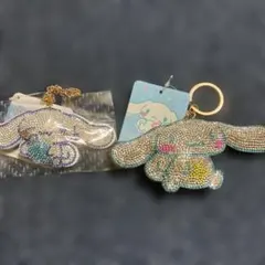 サンリオ　Sanrio シナモロール　シナモン　ジュエリーマスコット　キラキラ