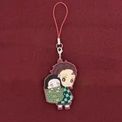 鬼滅の刃 炭治郎と禰豆子 ラバーストラップ