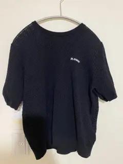 超美品♡Mila Owen 透かし編み 半袖カットソー ブラック