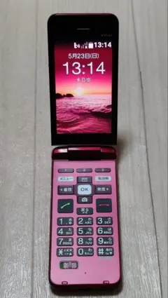 KYOCERA KYF41｜GRATINA】携帯電話 ピンク✨