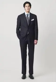 ユナイテッドアローズ　新品　スーツ　シングル　ネイビー　濃紺