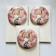1番くじ　葬送のフリーレン　リーニエ　チャーム付き缶バッジ3個セット