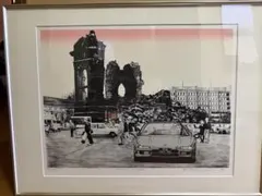藤城清治 真夜中の工場 証明書付 426/800 ダイヤモンドスクリーニング