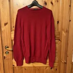 【中古品】NOLLEY'S ニット レッド 48サイズ