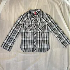 【美品】H&M DIVIDED チェック柄シャツ 長袖